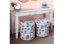  white occasional tables all   