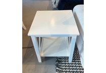  white occasional tables all   