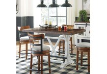  two tone pub   bar units   stools   