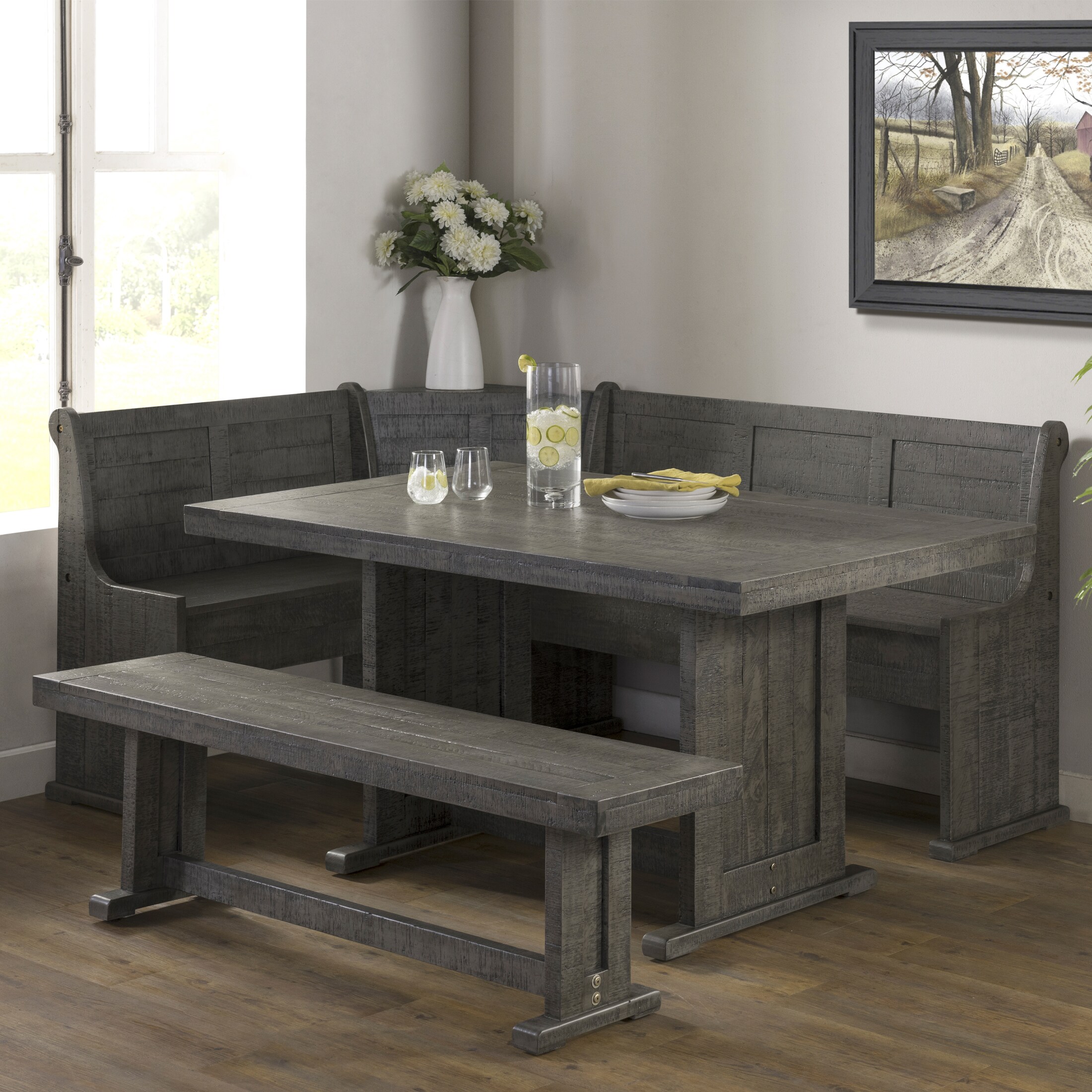 Industrial Charms Kitchen Nook/LSF Short Bench