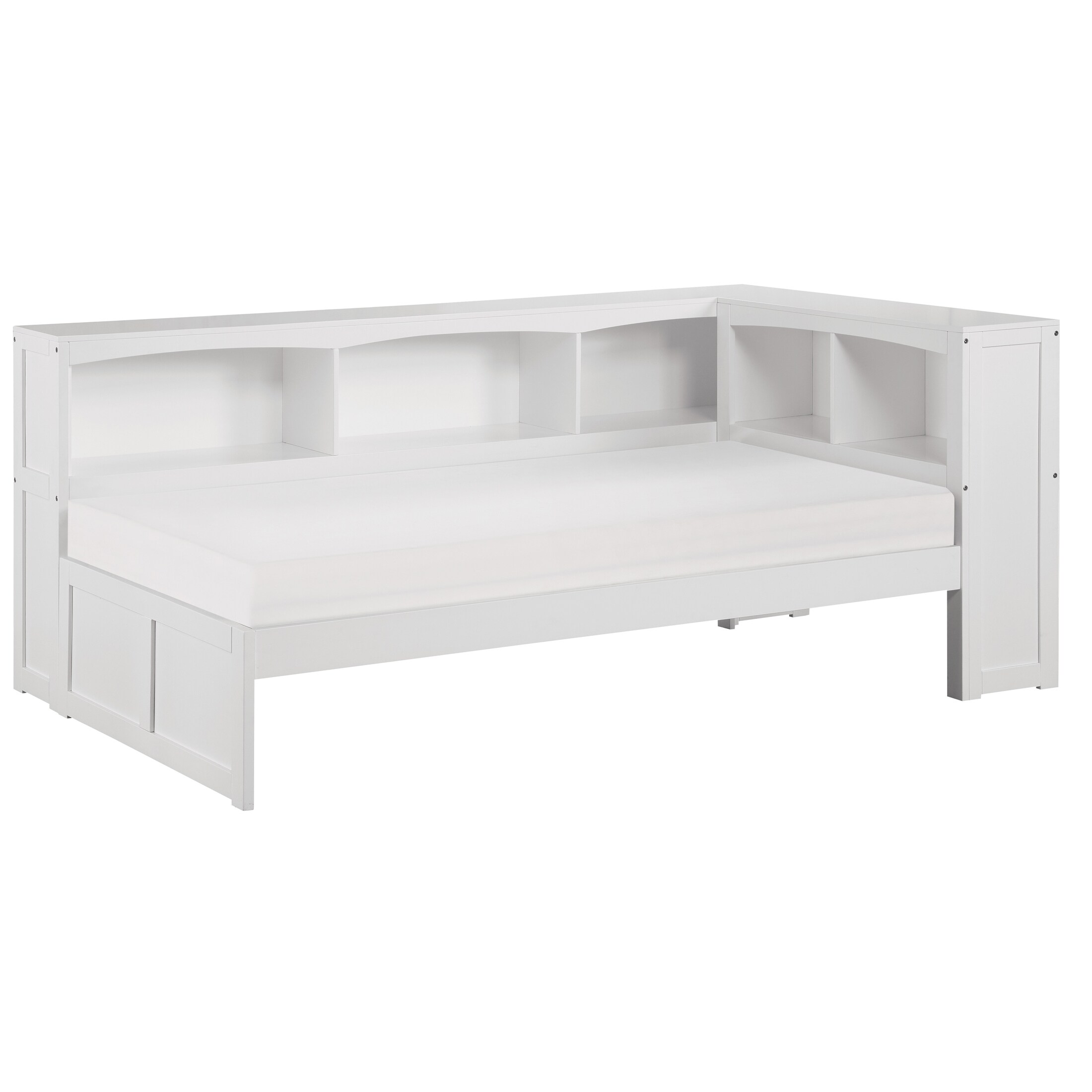 Colors Twin Corner Bookcase Bed