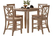  brown pub   bar units   stools   