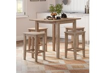  brown pub   bar units   stools   