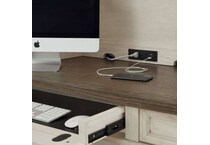  white home office   
