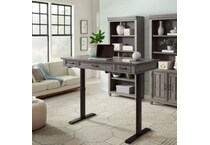  gray home office   