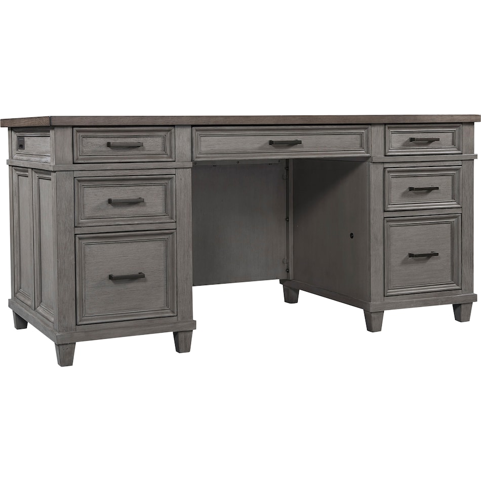  gray home office   
