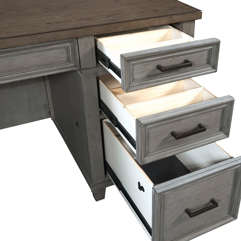  gray home office   