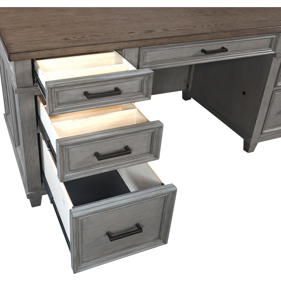  gray home office   