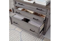  gray home office   