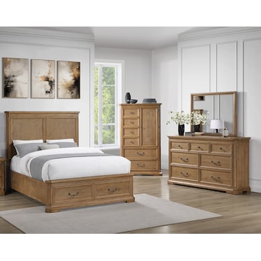 French 4 Piece Queen Bedroom