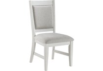  white dining room chair   