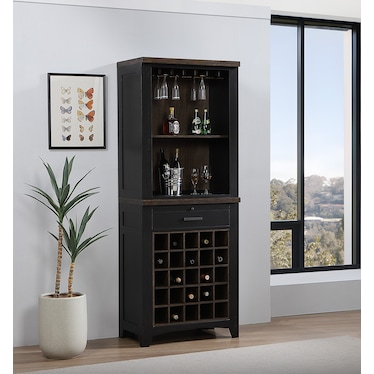 Ashford 2 Piece Wall Bar Cabinet