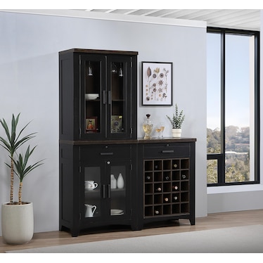 Ashford 3 Piece Wall Bar Cabinet