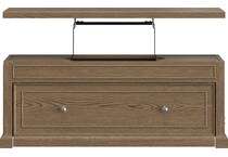  brown occasional tables all   