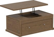  brown occasional tables all   