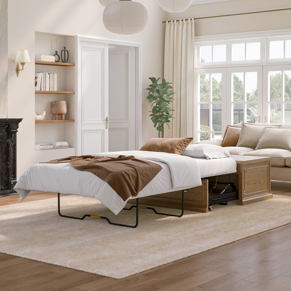  brown occasional tables all   