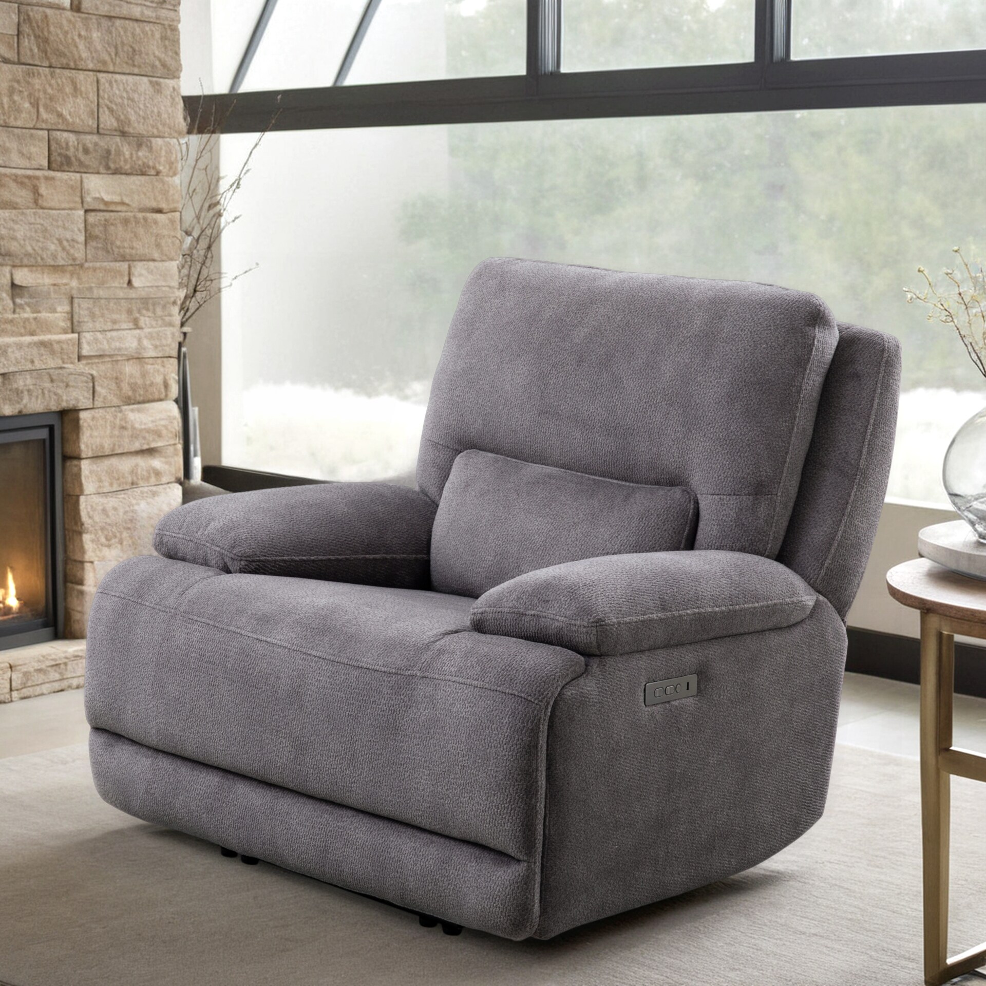 Comfort Canvas Power Recliner