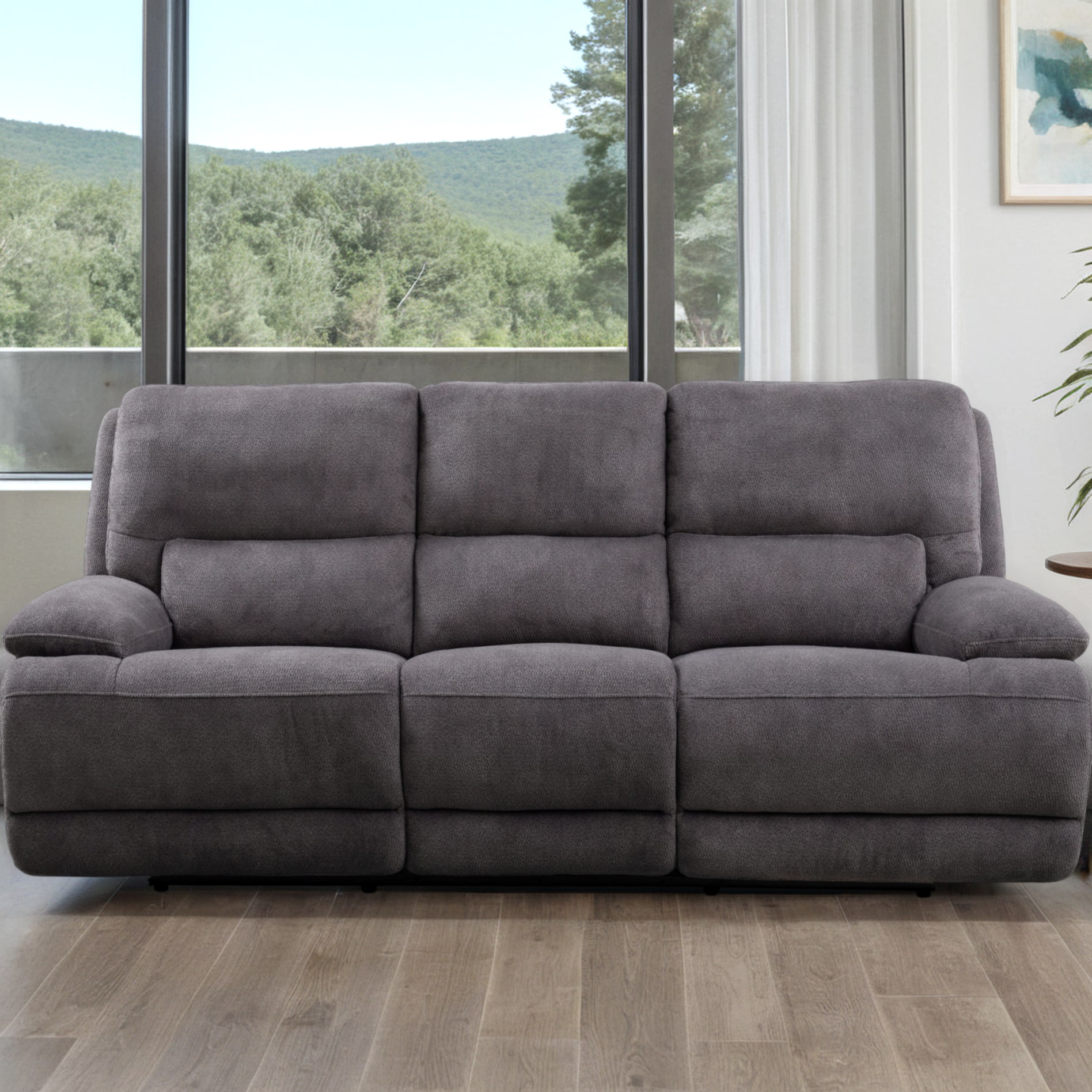 Comfort Canvas Power Reclining Sofa
