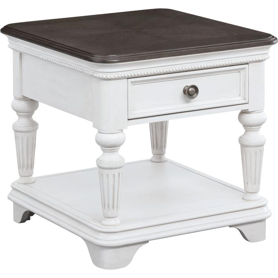  white occasional tables all   