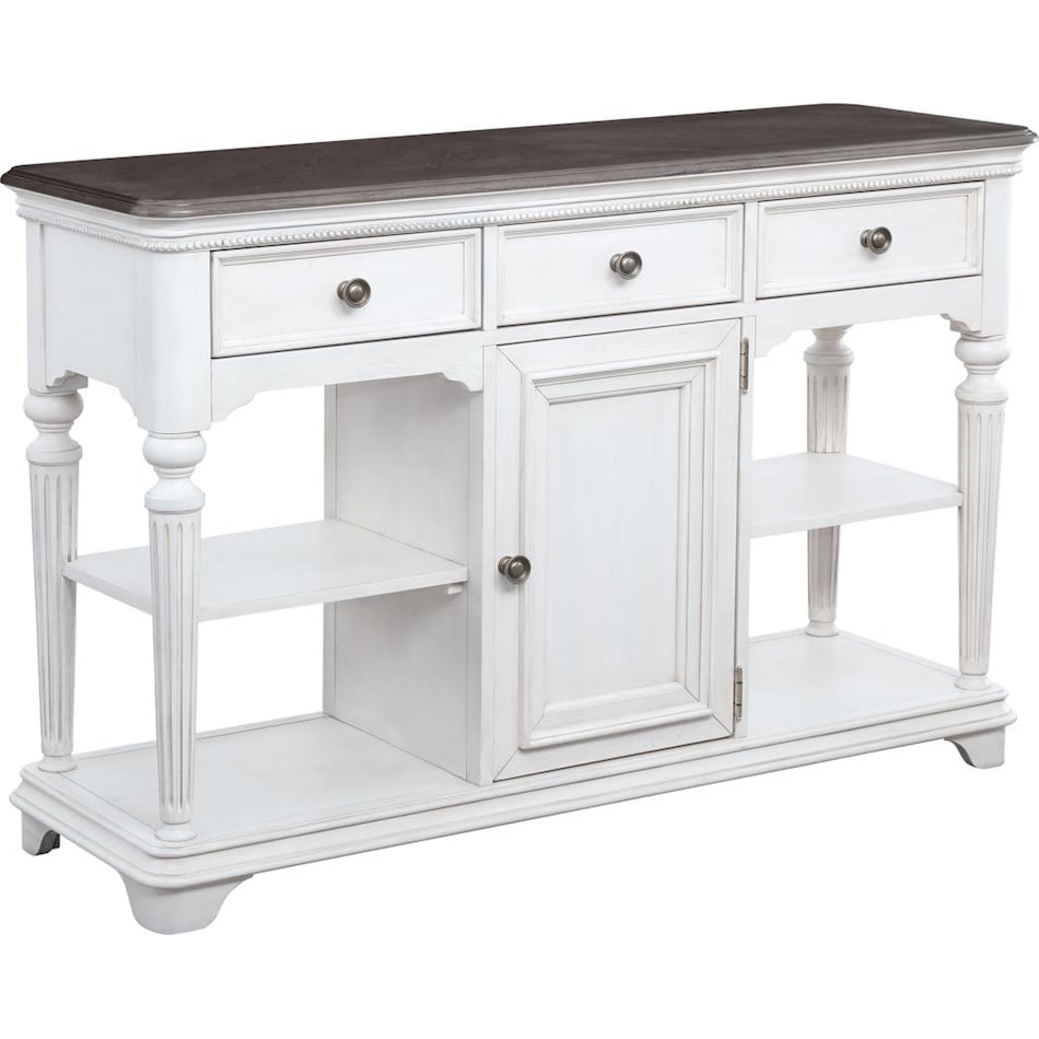  white occasional tables all   