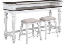  white pub   bar units   stools   