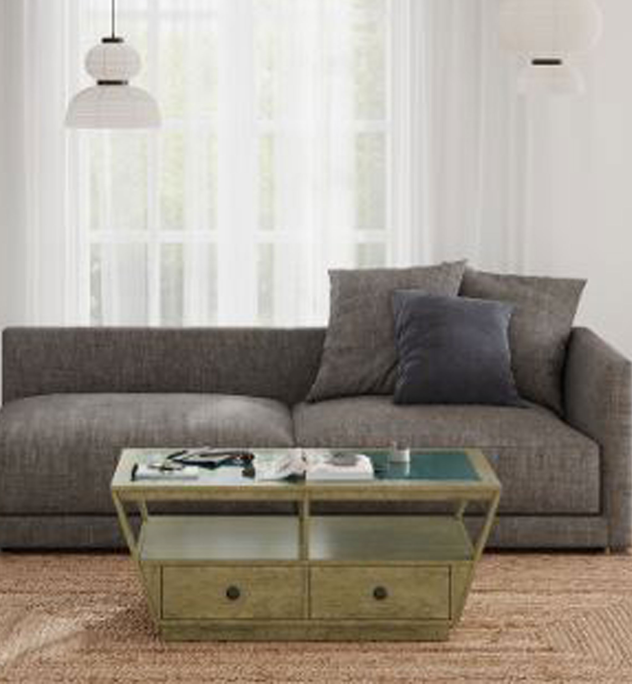 Hardison Castered Cocktail Table