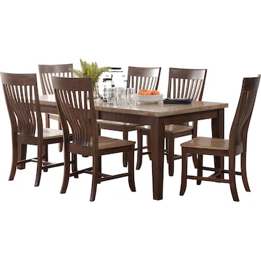 Curated 7 Piece Dinette Set