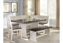  white dining room   