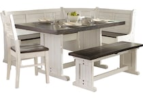  white dining room   