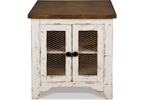  white occasional tables all   