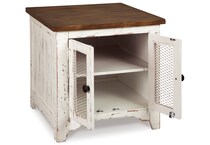  white occasional tables all   