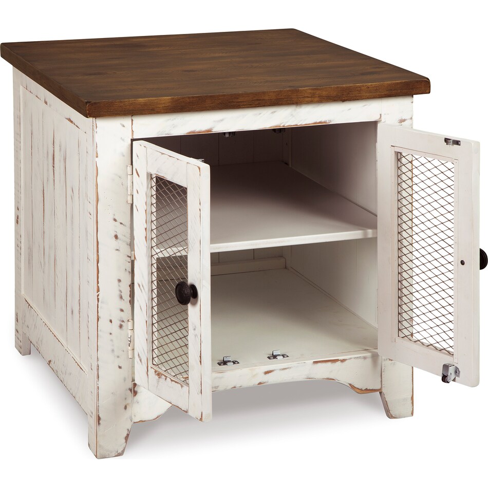  white occasional tables all   