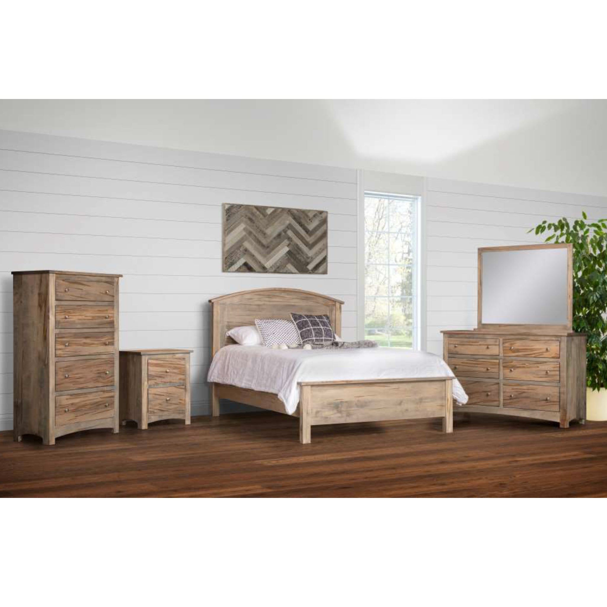 American Maple 4 Piece King Bedroom Set