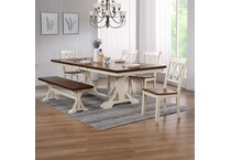  two tone dining room   