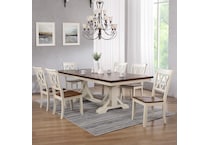  two tone dining room   