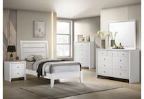 Evan 5 Piece Twin Bed Set