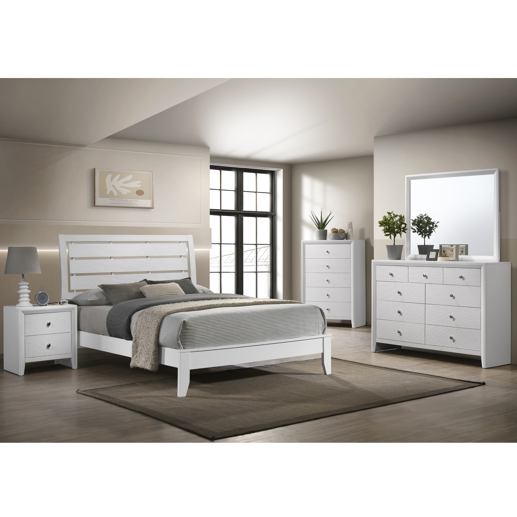 Evan 5 Piece Full Bed Set