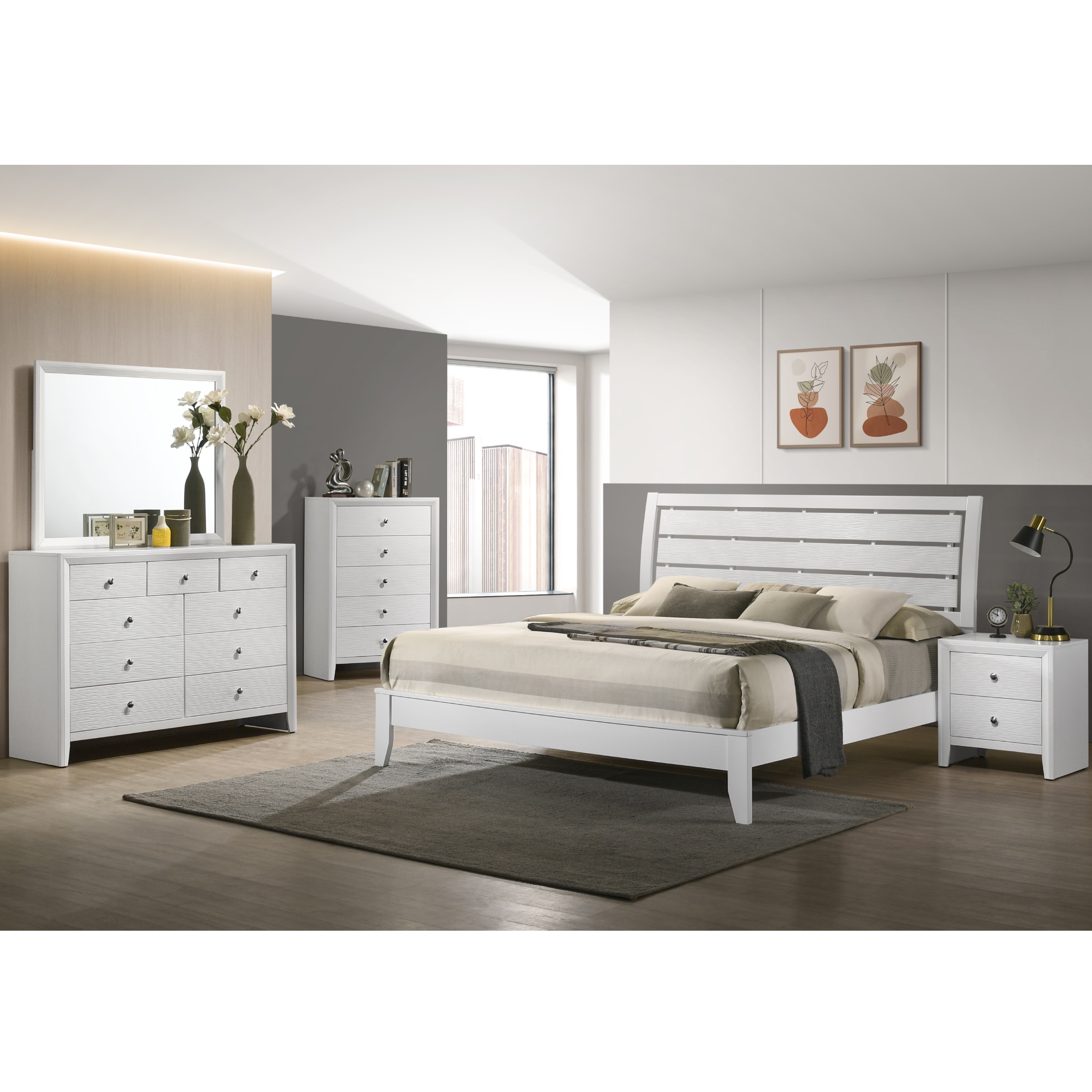 Evan 5 Piece King Bed Set