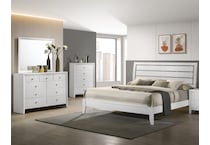 Evan 4 Piece King Bed Set