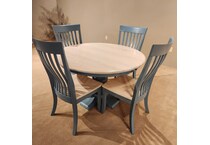  blue dining room   