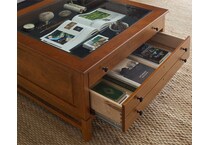  brown occasional tables all   