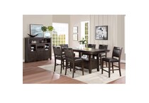  brown pub   bar units   stools   