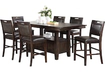  brown pub   bar units   stools   
