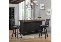  black pub   bar units   stools   