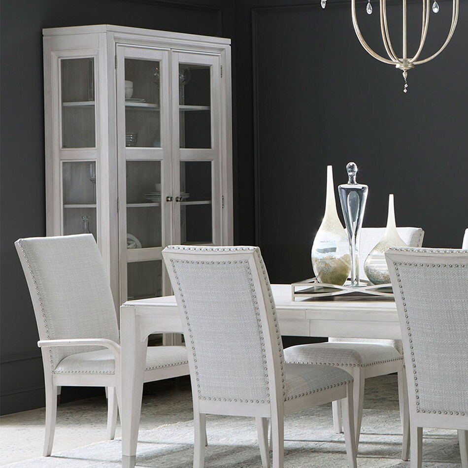  gray dining room   
