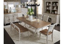  white dining room   