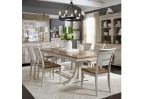  white dining room   