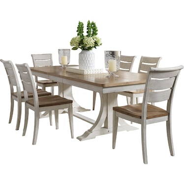 Farmhouse Reimagined 7 Piece Dining Room Set