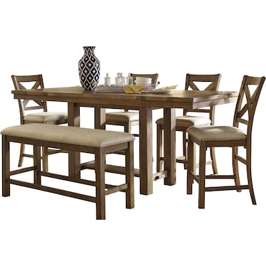 Moriville 6 Piece Pub Set