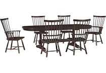  brown dining room   